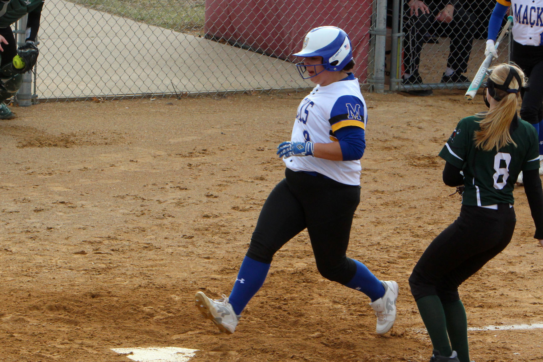Fall Creek at McDonell softball 4-18-19
